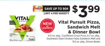 ShopRite Pizza, Sandwich Melt & Dinner Bowl offer