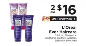 ShopRite Ever Haircare offer