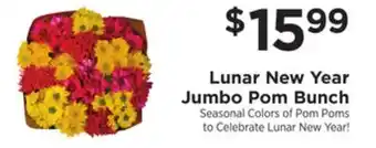 ShopRite Lunar New Year Jumbo Pom Bunch offer