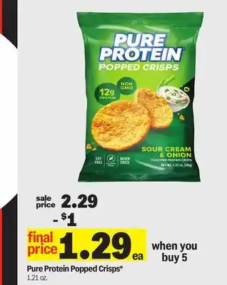 Meijer Pure Protein Popped Crisps offer