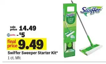 Meijer Swiffer Sweeper Starter Kit offer