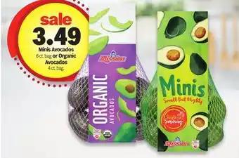 Meijer Minis Avocados 6 ct. bag or Organic Avocados 4 ct. bag offer