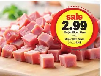 Meijer Meijer Diced Ham offer