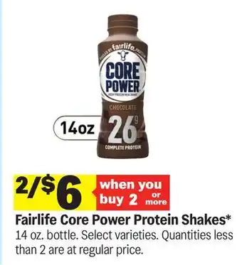 Meijer Fairlife Core Power Protein Shakes offer