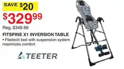 Dunham's Sports TEETER FITSPINE X1 INVERSION TABLE offer