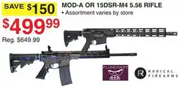 Dunham's Sports RADICAL FIREARMS MOD-A OR 15DSR-M4 5.56 RIFLE offer