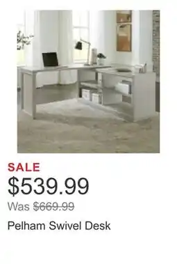 Costco Pelham Swivel Desk offer