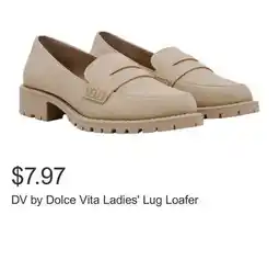 Costco DV by Dolce Vita Ladies' Lug Loafer offer