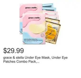 Costco grace & stella Under Eye Mask, Under Eye Patches Combo Pack, 36-count, 2-pack offer