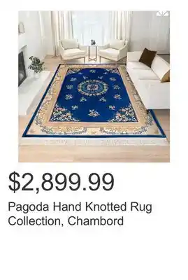 Costco Pagoda Hand Knotted Rug Collection, Chambord offer