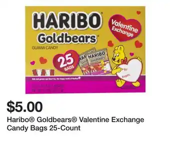 Five Below Haribo Goldbears Valentine Exchange Candy Bags 25-Count offer