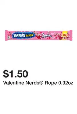 Five Below Valentine Nerds Rope 0.92oz offer