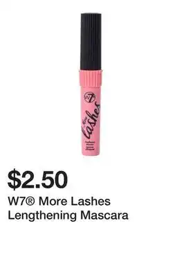 Five Below W7 More Lashes Lengthening Mascara offer