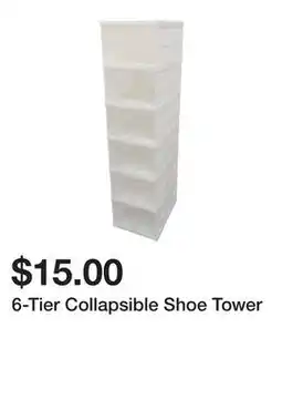 Five Below 6-Tier Collapsible Shoe Tower offer