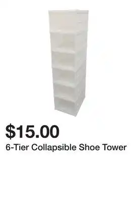 Five Below 6-Tier Collapsible Shoe Tower offer