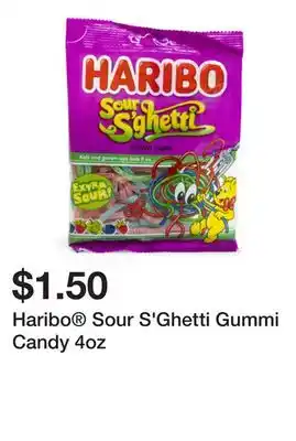 Five Below Haribo Sour S'Ghetti Gummi Candy 4oz offer