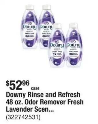 The Home Depot Downy Rinse and Refresh 48 oz. Odor Remover Fresh Lavender Scen... offer