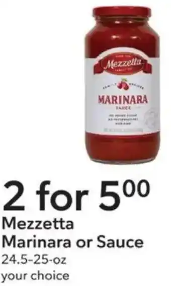 Publix Mezzetta Marinara or Sauce offer