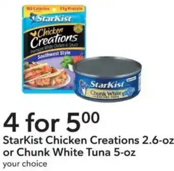 Publix StarKist Chicken Creations offer