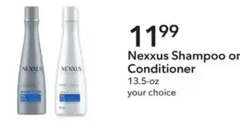 Publix Nexxus Shampoo or Conditioner offer