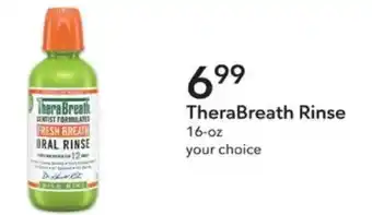 Publix TheraBreath Rinse offer