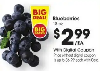 Kroger Blueberries offer