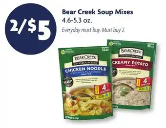 Family Dollar Bear Creek Soup Mixes offer