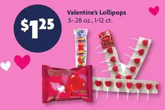 Family Dollar Valentine's Lollipops offer