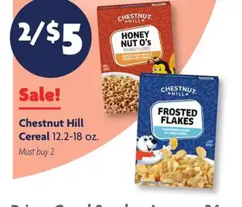 Family Dollar Chestnut Hill Cereal offer