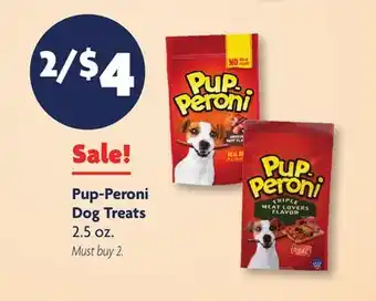 Family Dollar Pup-Peroni Dog Treats offer