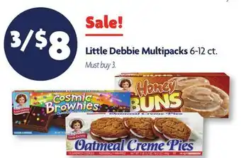 Family Dollar Little Debbie Multipacks offer