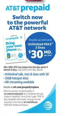 Family Dollar AT&T Prepaid offer