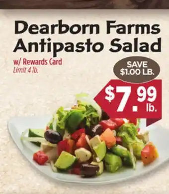 Dearborn Market Dearborn Farms Antipasto Salad offer