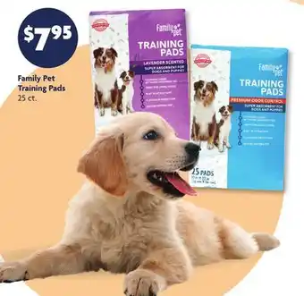 Family Dollar Family Pet Training Pads offer