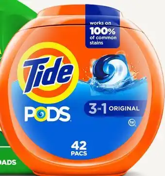 Target Tide Pods 42-ct. laundry detergent pacs offer