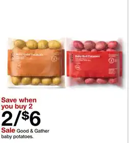 Target Good & Gather baby potatoes offer