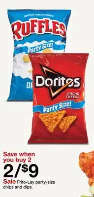 Target Frito-Lay party-size chips and dips offer