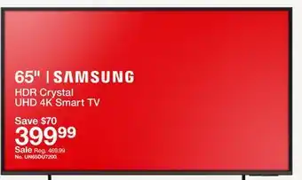 Target HDR Crystal UHD 4K Smart TV 65 offer