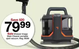 Target Sharper Image Stain Cleaner portable spot vacuum offer