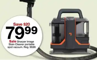 Target Sharper Image Stain Cleaner portable spot vacuum offer