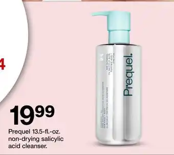 Target Prequel 13.5-fl.-oz. non-drying salicylic acid cleanser offer