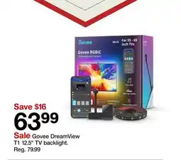 Target Govee DreamView T1 12.5 TV backlight offer