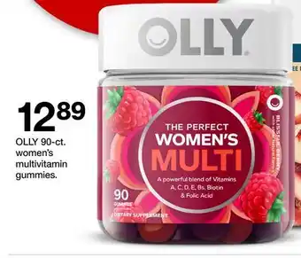 Target OLLY 90-ct. women's multivitamin gummies offer