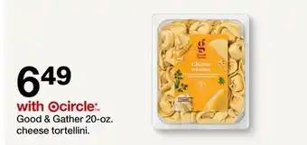 Target Good & Gather 20-oz. cheese tortellini offer