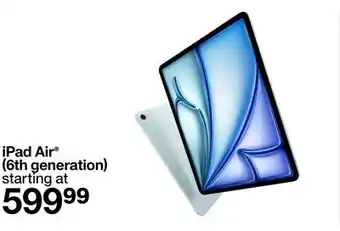 Target iPad Air (6th generation) offer