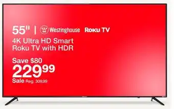 Target 55 4K Ultra HD Smart Roku TV with HDR offer