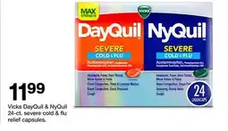 Target Vicks DayQuil & NyQuil 24-ct. severe cold & flu relief capsules offer