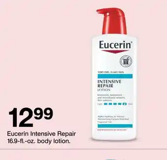 Target Eucerin Intensive Repair 16.9 - fl. - oz. body lotion offer