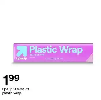 Target up&up 200-sq.- ft. plastic wrap offer