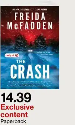 Target The Crash Exclusive content Paperback offer